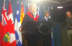 Liberal MP Dr. Carolyn Bennett joined a group of medical marijuana patients at a press release for the Canadian Medicinal Cannabis Conference.